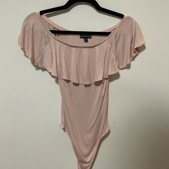 Pink Ruffled Express Bodysuit - Picture 4 of 6